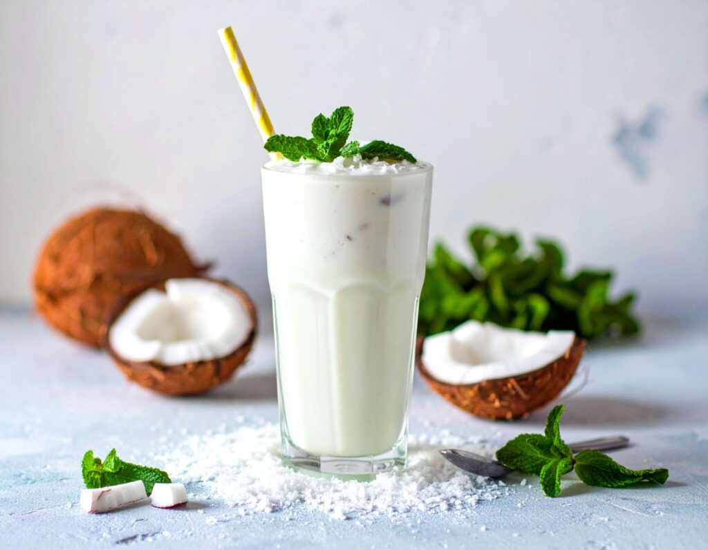 alkoholfreier Kokos Mojito