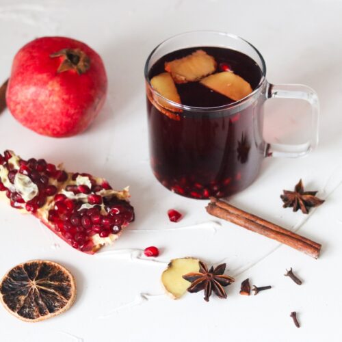 Ingwer Granatapfel Punsch